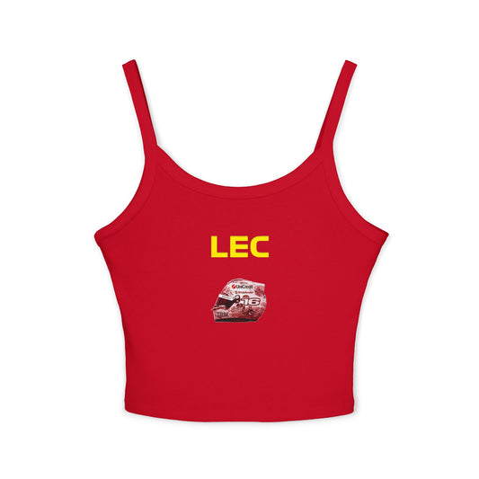 Charles Leclerc Tank Top, Scuderia Ferrari Crop Top F1 Fans, Racing Fashion, Paddock Merchandise, Women's Tank, Gift for Racing Enthusiasts