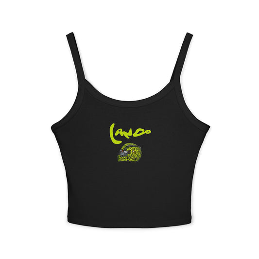 Lando Norris Crop Top: F1 Fan Tank - Oscar Piastri F1 Fan Tank Ribbed Racerback