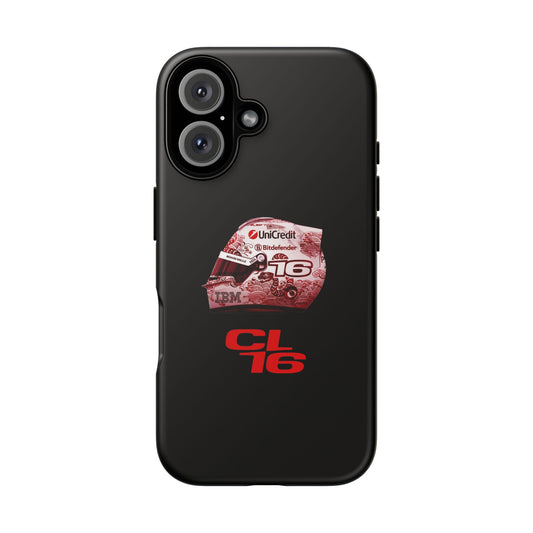 Charles Leclerc Formula1 Helmet Minimalistic Design for Racing Fans, F1 Gift, Racing Lover Gift, Motorsport Phone Cover, Race, iPhone Case