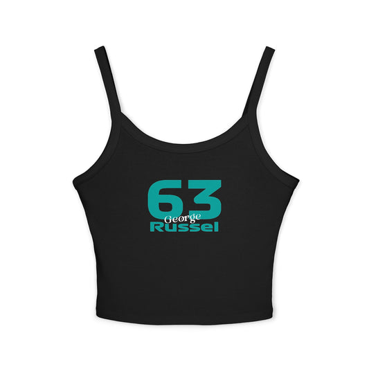 Trendy Women's Spaghetti Strap Tank Top, Casual Summer Wear, Graphic Tee, Festival Top, Everyday Fashion