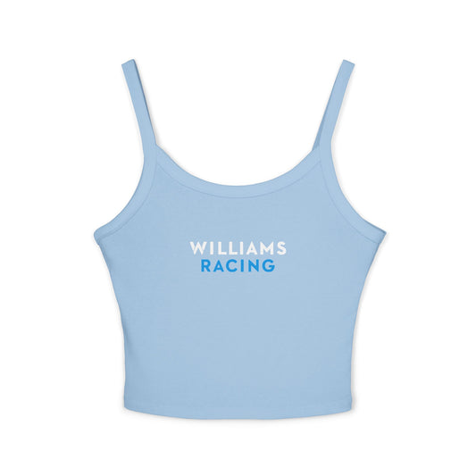 Williams Racing Crop Top: Carlos Sainz F1 Fan Tank - Alex Albon F1 fans - Ribbed Racerback