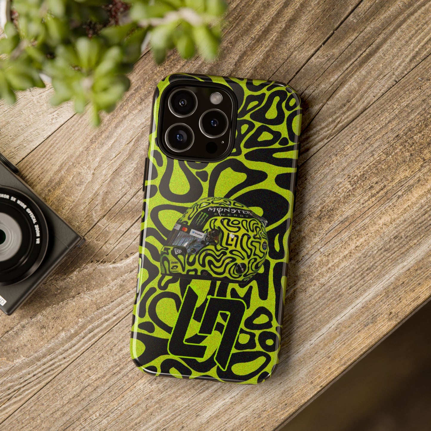 Lando Norris Helmet Design Phone Case, Formula 1 Fans, McLaren Fans, Tough Cases, Protective Cover, iPhone Case