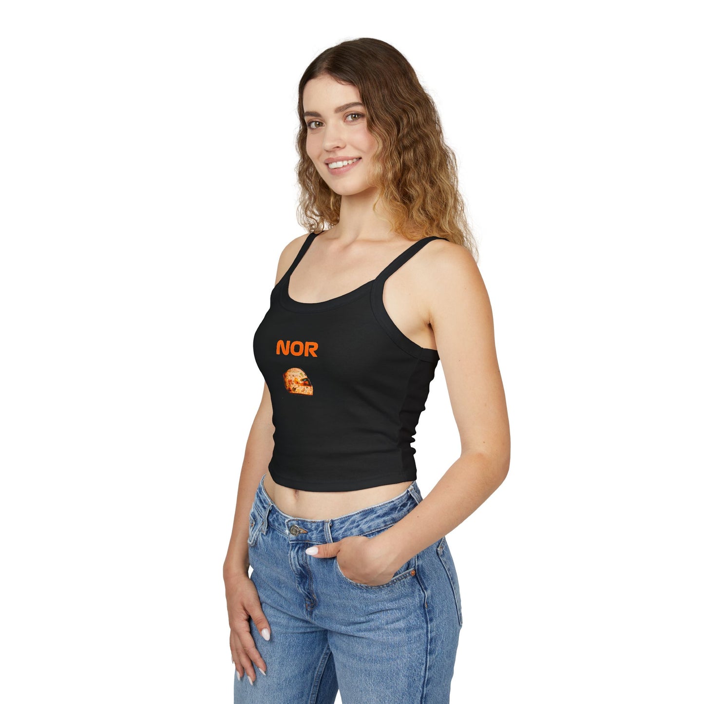 Lando Norris tank top, McLaren racing crop top, Paddock Fashion, Formula 1 Fashion, Formula 1 Merchendise, Spaghetti Strap Shirt,Sleeveless