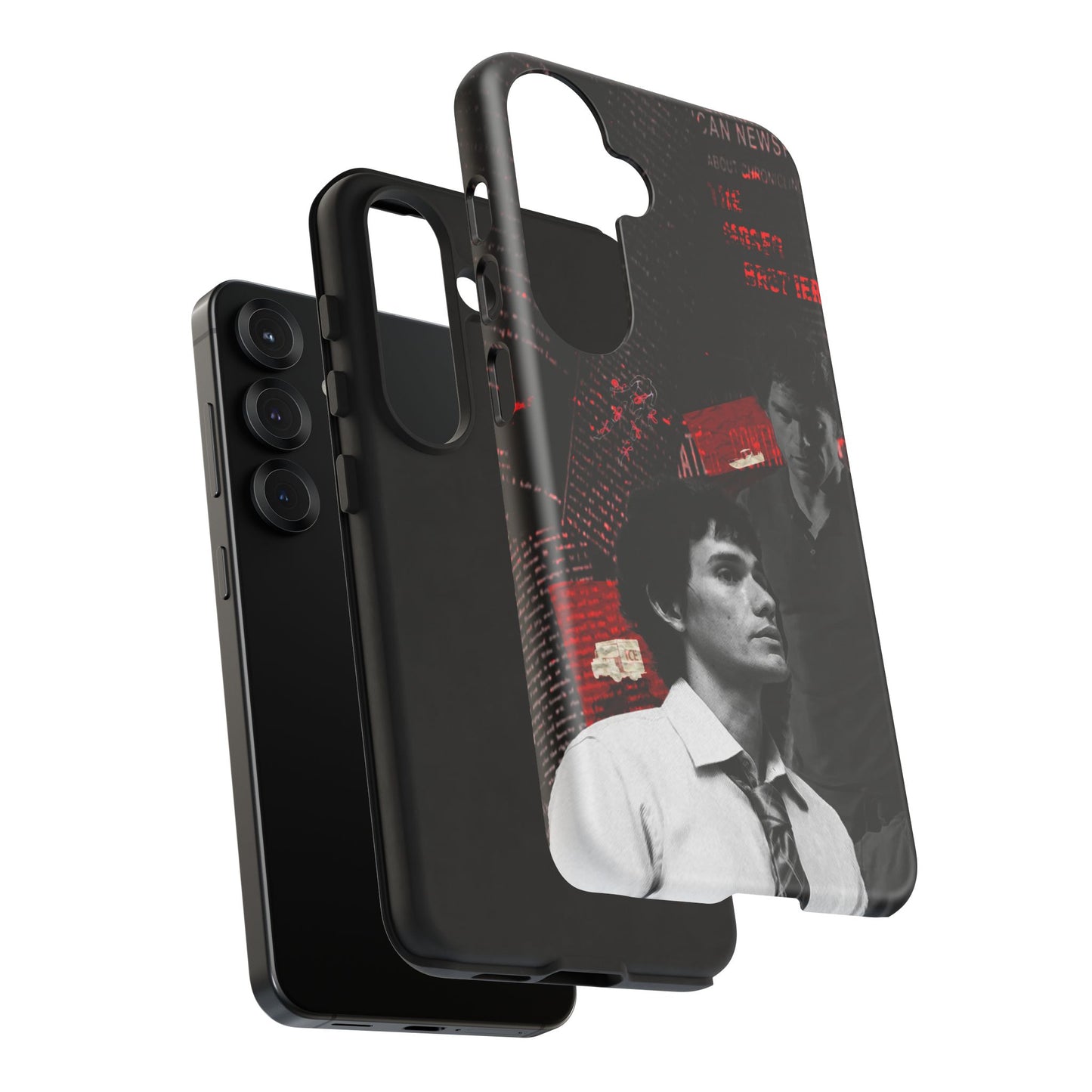 Bold Smartphone Case with Dramatic Design, Tough Phone Cover, Unique Gift for Tech Lovers, Stylish Accessories, Modern Protection