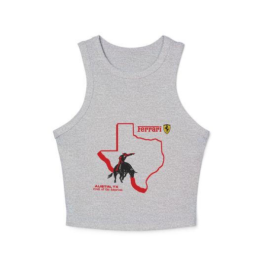 Formula 1 US Grand Prix Design Racer Tank Top Ferrari