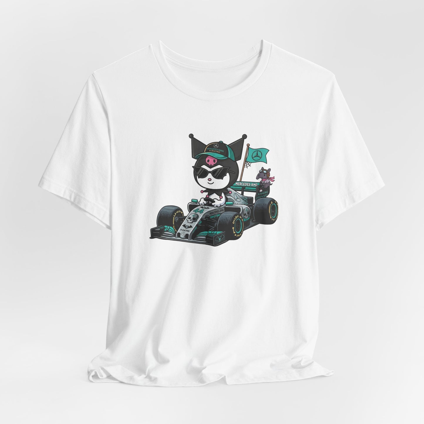 Kuromi F1 Racing Driver Graphic Tee Cute Motorsport Graphic Shirt