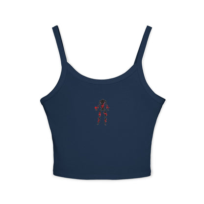 Brian Moser Ice Truck Killer Crop Top: Dexter Fan Tank - Ribbed Racerback