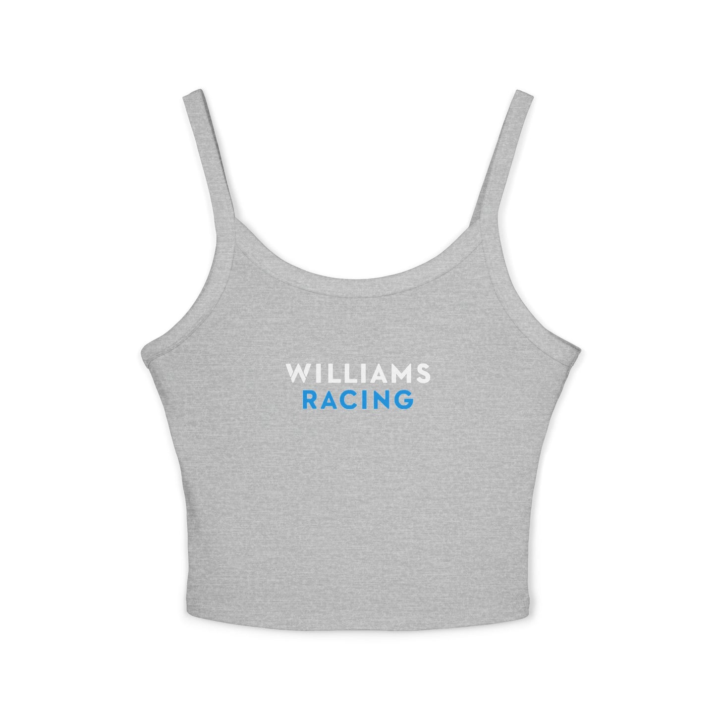 Williams Racing Crop Top: Carlos Sainz F1 Fan Tank - Alex Albon F1 fans - Ribbed Racerback