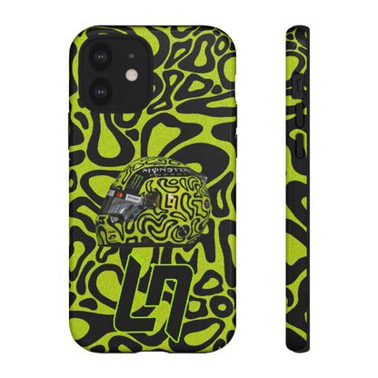 Lando Norris Helmet Design Phone Case, Formula 1 Fans, McLaren Fans, Tough Cases, Protective Cover, iPhone Case