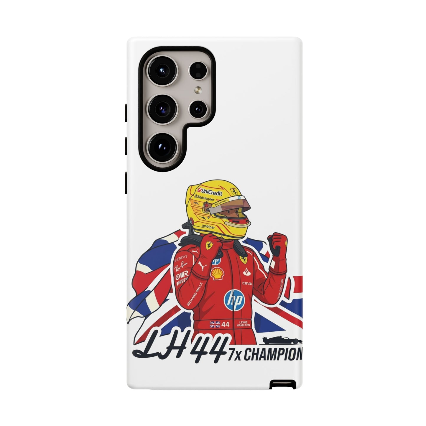Lewis Hamilton Ferrari Phone Case LH44 7x Champion
