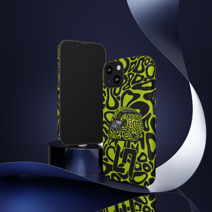 Lando Norris Helmet Design Phone Case, Formula 1 Fans, McLaren Fans, Tough Cases, Protective Cover, iPhone Case