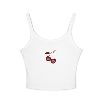 Cute Cherry Ferrari  F1 Team Crop Top: Red FERRARI Racerback Tank