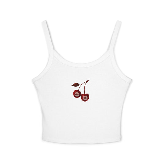 Cute Cherry Ferrari  F1 Team Crop Top: Red FERRARI Racerback Tank
