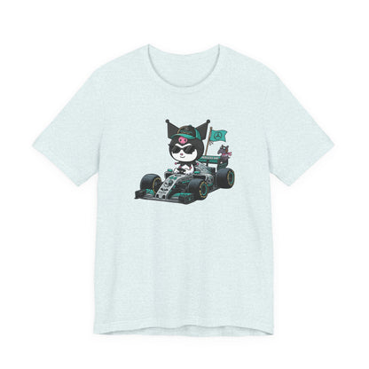 Kuromi F1 Racing Driver Graphic Tee Cute Motorsport Graphic Shirt