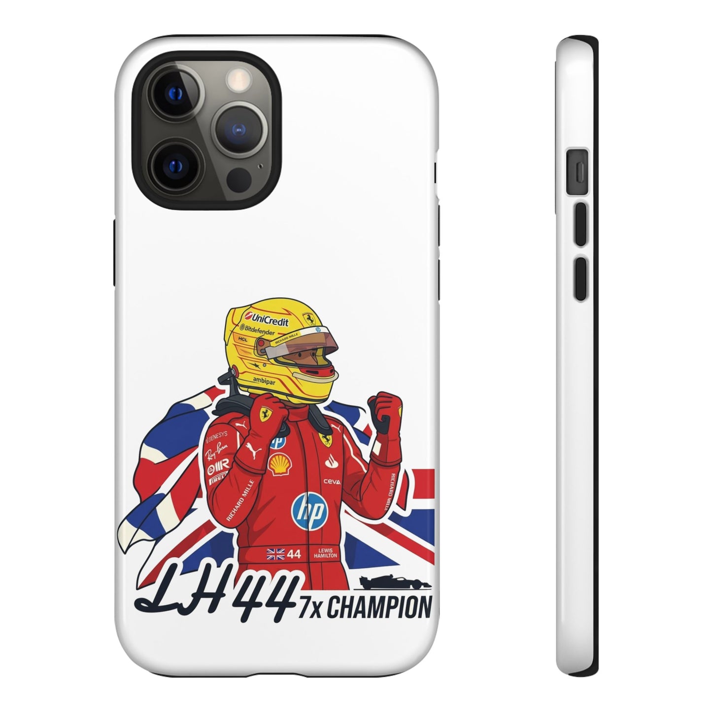 Lewis Hamilton Ferrari Phone Case LH44 7x Champion