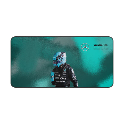 Racing Desk Mat for Gamers, Office Decor, Computer Accessories, Gift for Car Enthusiasts, Mercedes AMG Design