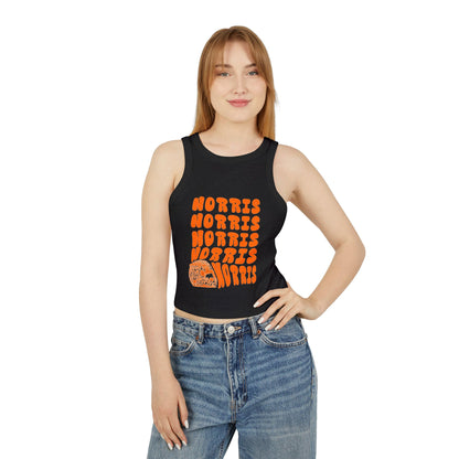 Lando Norris Racing Crop Top: Lando F1 Fan Tank - Ribbed Racerback Trendy Tank Top