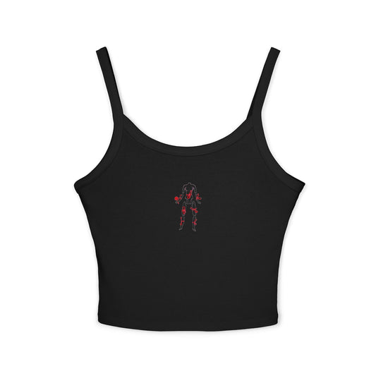 Brian Moser Ice Truck Killer Crop Top: Dexter Fan Tank - Ribbed Racerback