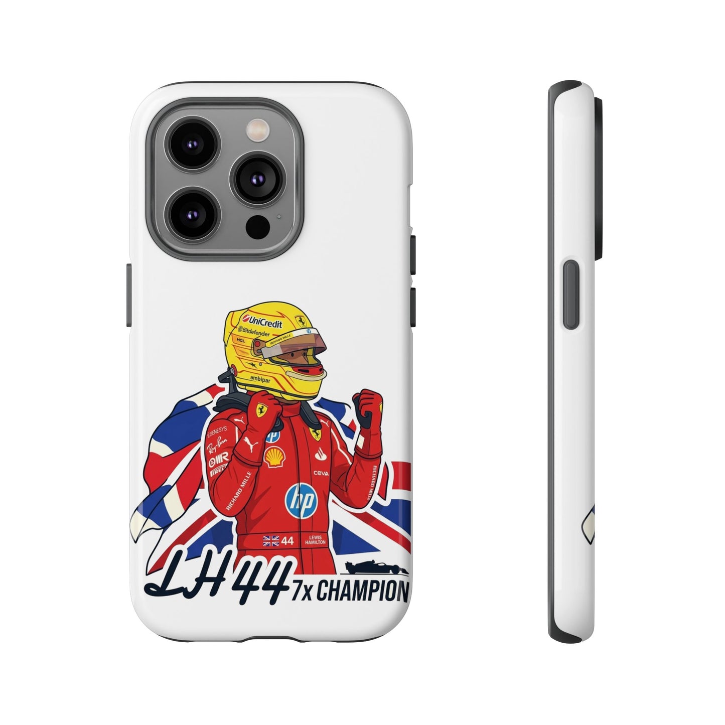 Lewis Hamilton Ferrari Phone Case LH44 7x Champion