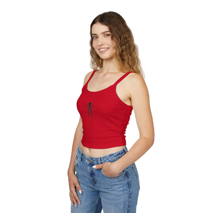 Brian Moser Ice Truck Killer Crop Top: Dexter Fan Tank - Ribbed Racerback
