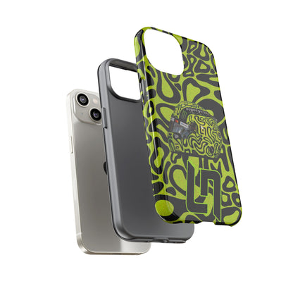 Lando Norris Helmet Design Phone Case, Formula 1 Fans, McLaren Fans, Tough Cases, Protective Cover, iPhone Case