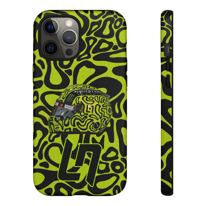 Lando Norris Helmet Design Phone Case, Formula 1 Fans, McLaren Fans, Tough Cases, Protective Cover, iPhone Case