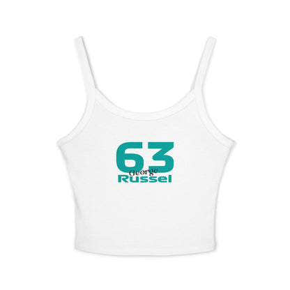 Trendy Women's Spaghetti Strap Tank Top, Casual Summer Wear, Graphic Tee, Festival Top, Everyday Fashion