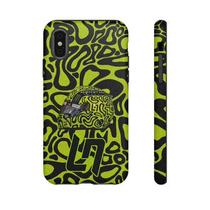 Lando Norris Helmet Design Phone Case, Formula 1 Fans, McLaren Fans, Tough Cases, Protective Cover, iPhone Case