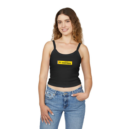 I Need Therapy Ferrari Crop Top: Lewis Hamilton F1 Fan Tank - Ribbed Racerback