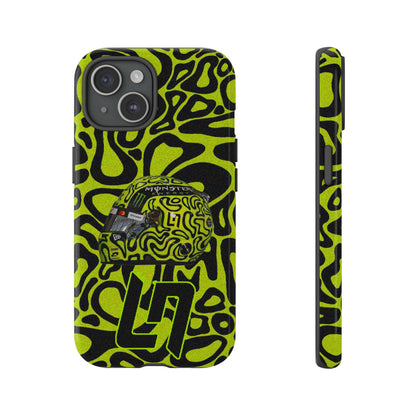 Lando Norris Helmet Design Phone Case, Formula 1 Fans, McLaren Fans, Tough Cases, Protective Cover, iPhone Case