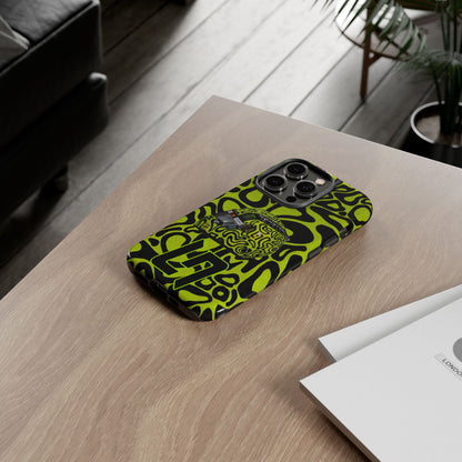 Lando Norris Helmet Design Phone Case, Formula 1 Fans, McLaren Fans, Tough Cases, Protective Cover, iPhone Case