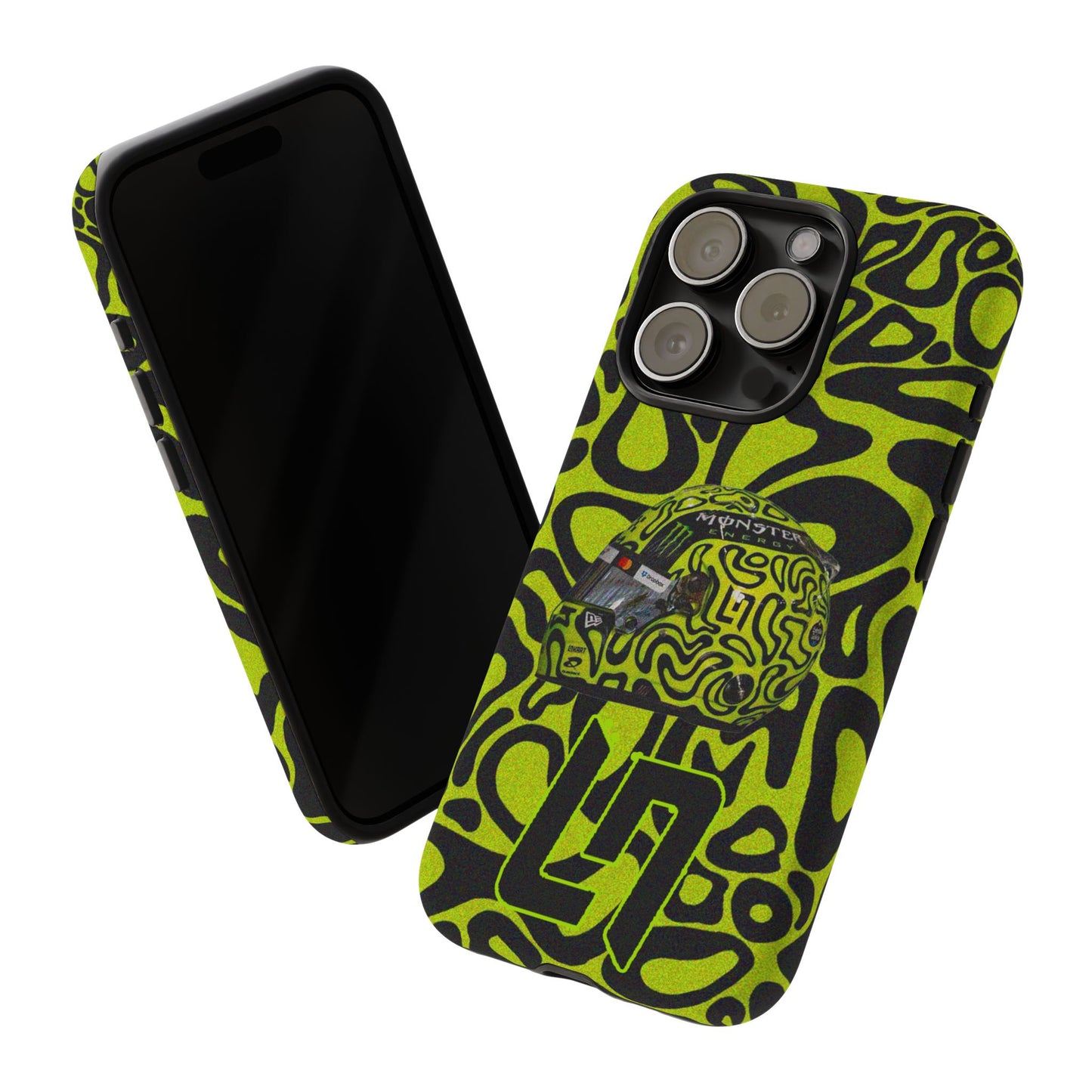 Lando Norris Helmet Design Phone Case, Formula 1 Fans, McLaren Fans, Tough Cases, Protective Cover, iPhone Case