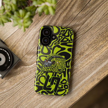 Lando Norris Helmet Design Phone Case, Formula 1 Fans, McLaren Fans, Tough Cases, Protective Cover, iPhone Case