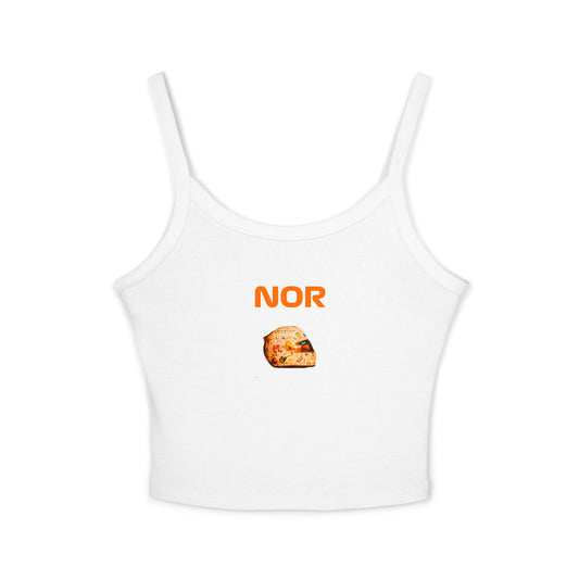 Lando Norris tank top, McLaren racing crop top, Paddock Fashion, Formula 1 Fashion, Formula 1 Merchendise, Spaghetti Strap Shirt,Sleeveless