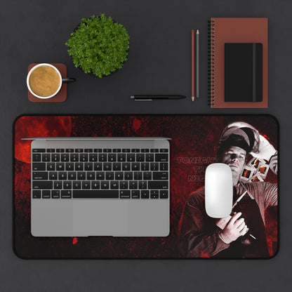 Gothic Dexter Desk Mat - Perfect for Halloween, Office Decor, Unique Gift, Gamer Accessories, Home Office Essentials