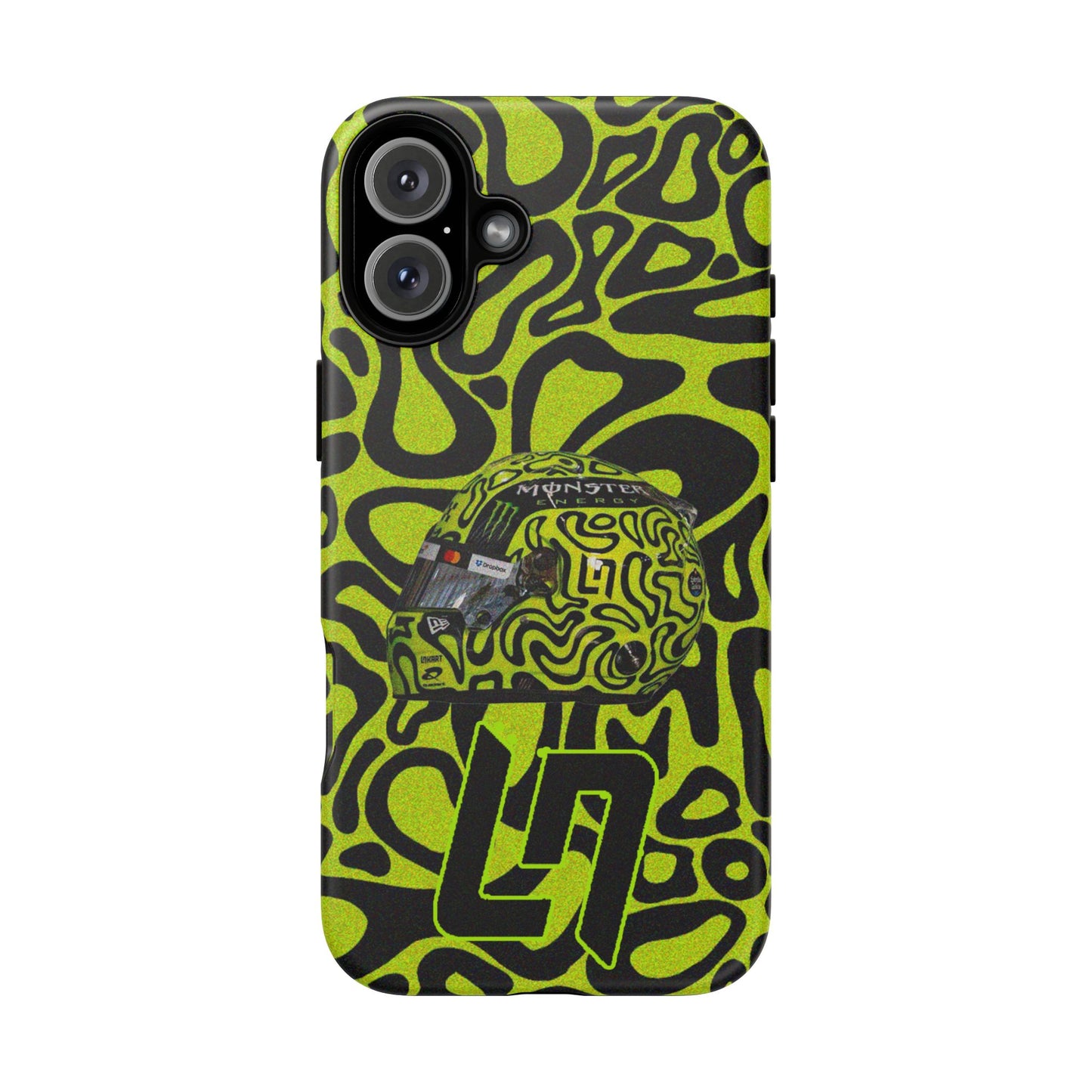 Lando Norris Helmet Design Phone Case, Formula 1 Fans, McLaren Fans, Tough Cases, Protective Cover, iPhone Case