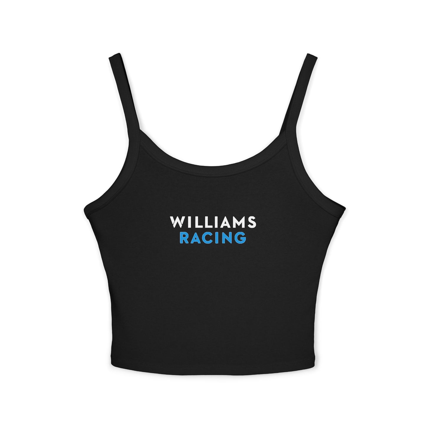Williams Racing Crop Top: Carlos Sainz F1 Fan Tank - Alex Albon F1 fans - Ribbed Racerback