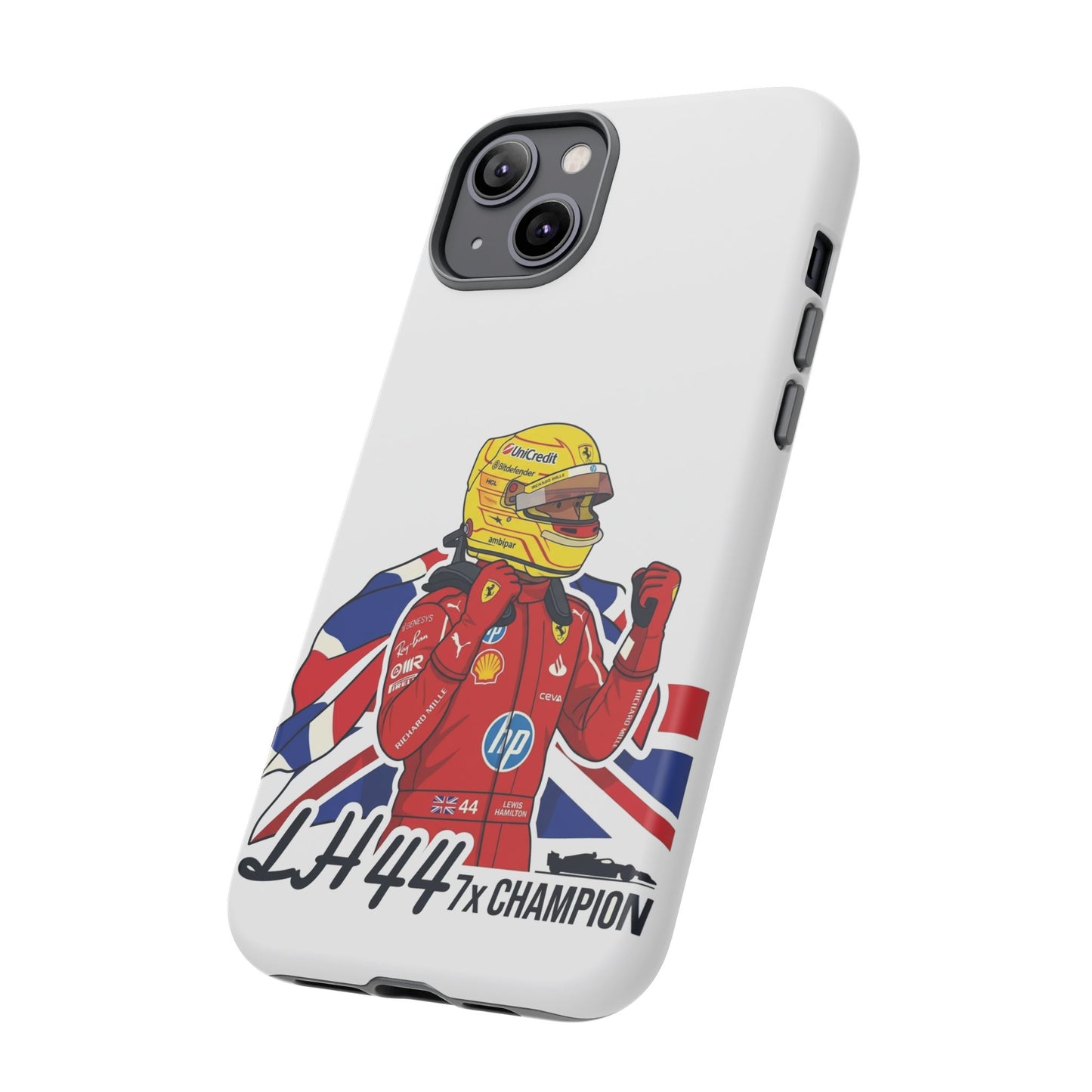 Lewis Hamilton Ferrari Phone Case LH44 7x Champion
