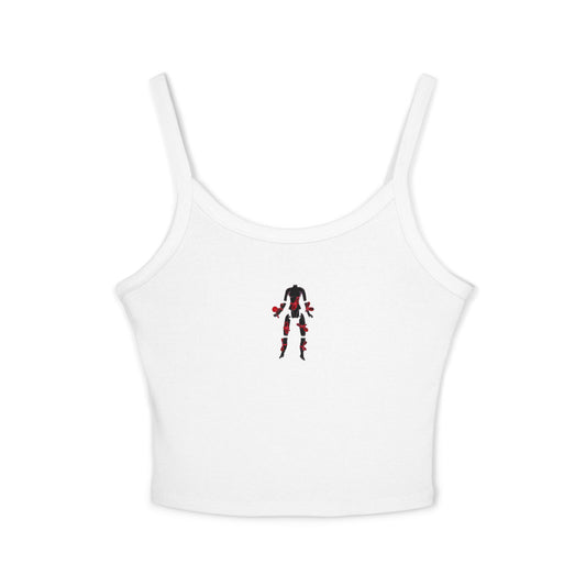 Brian Moser Ice Truck Killer Crop Top: Dexter Fan Tank - Ribbed Racerback