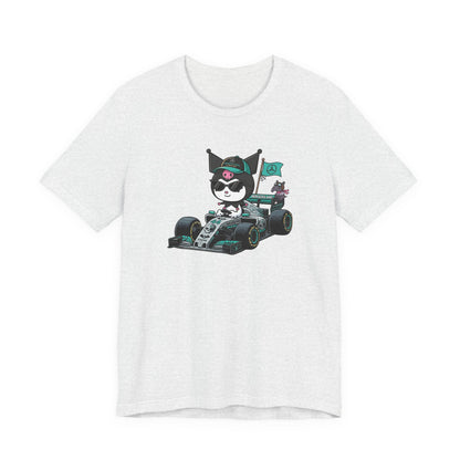 Kuromi F1 Racing Driver Graphic Tee Cute Motorsport Graphic Shirt