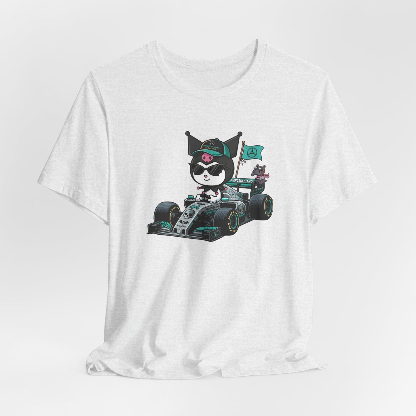 Kuromi F1 Racing Driver Graphic Tee Cute Motorsport Graphic Shirt