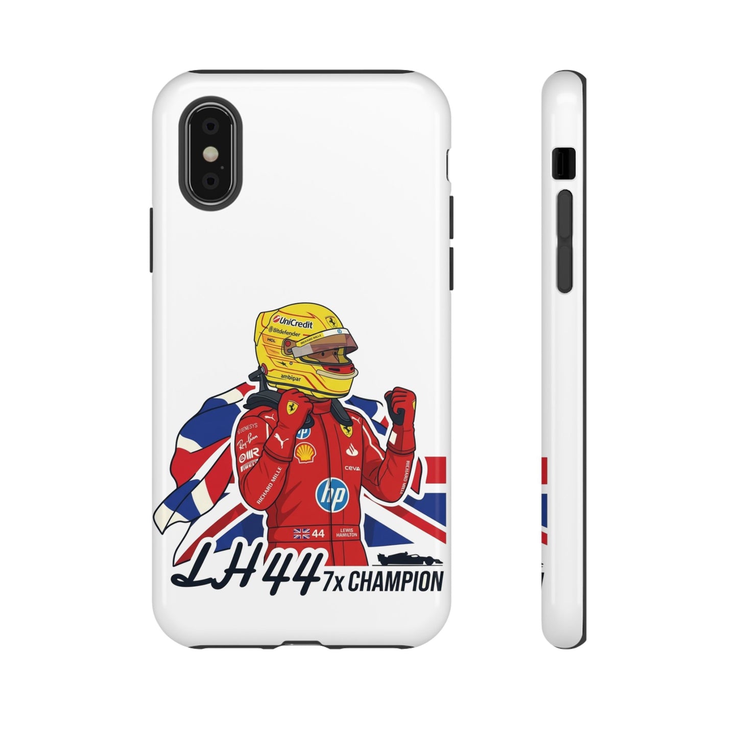 Lewis Hamilton Ferrari Phone Case LH44 7x Champion