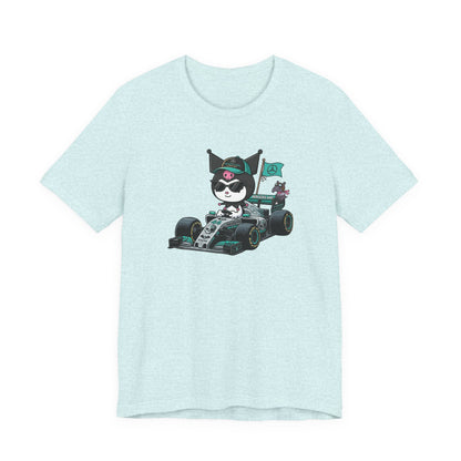 Kuromi F1 Racing Driver Graphic Tee Cute Motorsport Graphic Shirt