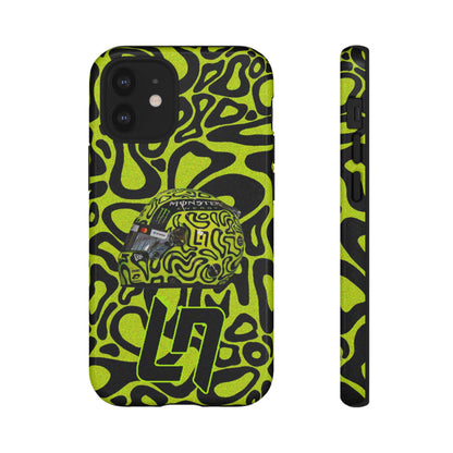 Lando Norris Helmet Design Phone Case, Formula 1 Fans, McLaren Fans, Tough Cases, Protective Cover, iPhone Case