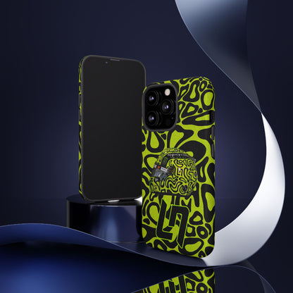 Lando Norris Helmet Design Phone Case, Formula 1 Fans, McLaren Fans, Tough Cases, Protective Cover, iPhone Case