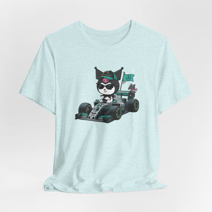 Kuromi F1 Racing Driver Graphic Tee Cute Motorsport Graphic Shirt