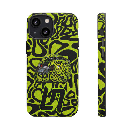 Lando Norris Helmet Design Phone Case, Formula 1 Fans, McLaren Fans, Tough Cases, Protective Cover, iPhone Case