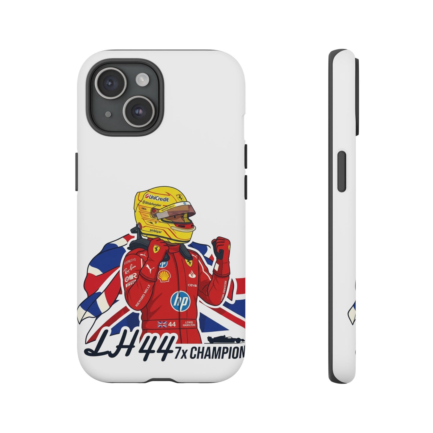 Lewis Hamilton Ferrari Phone Case LH44 7x Champion