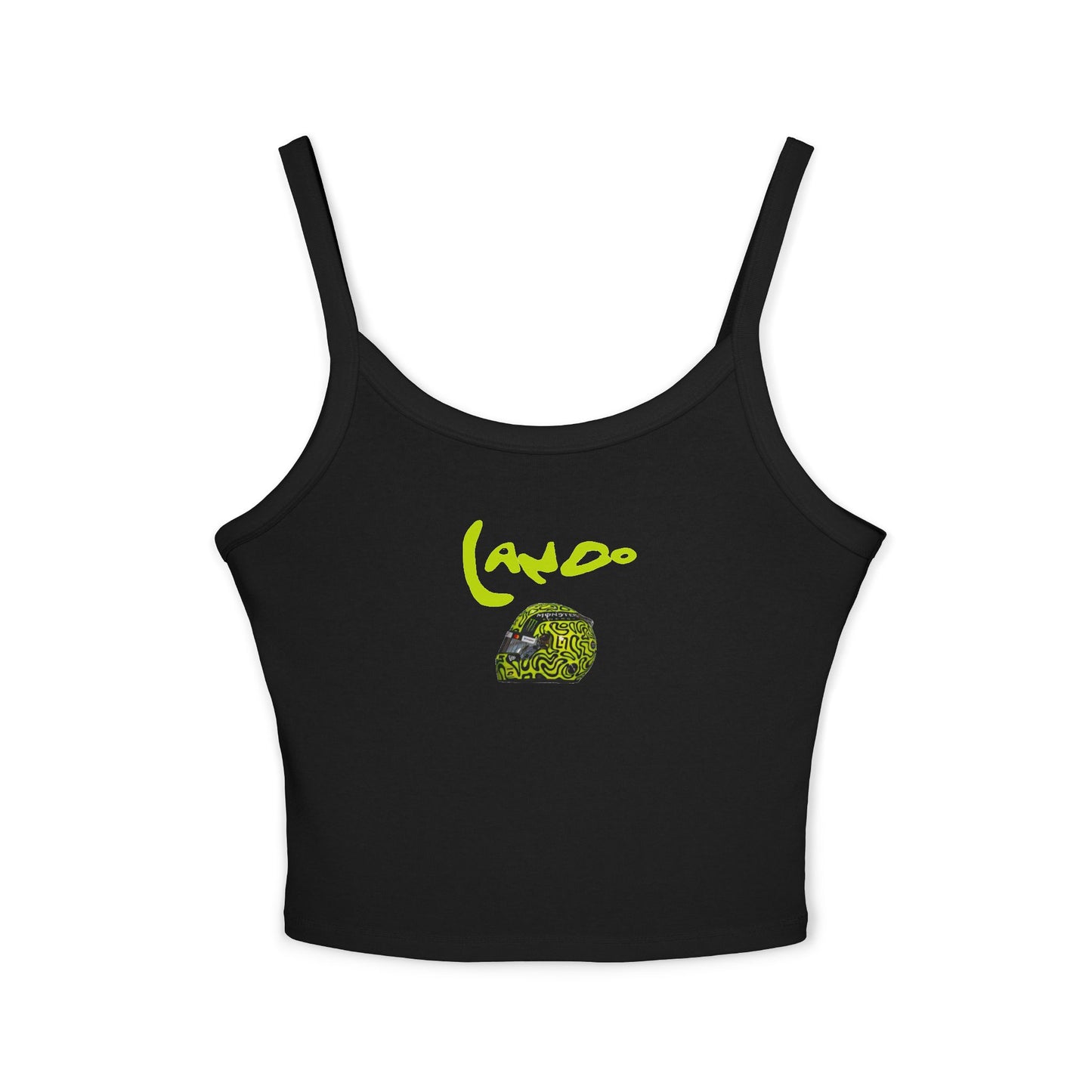 Lando Norris Crop Top:  F1 Fan Tank - Oscar Piastri F1 Fan Tank Ribbed Racerback