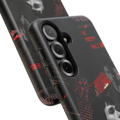 Bold Smartphone Case with Dramatic Design, Tough Phone Cover, Unique Gift for Tech Lovers, Stylish Accessories, Modern Protection